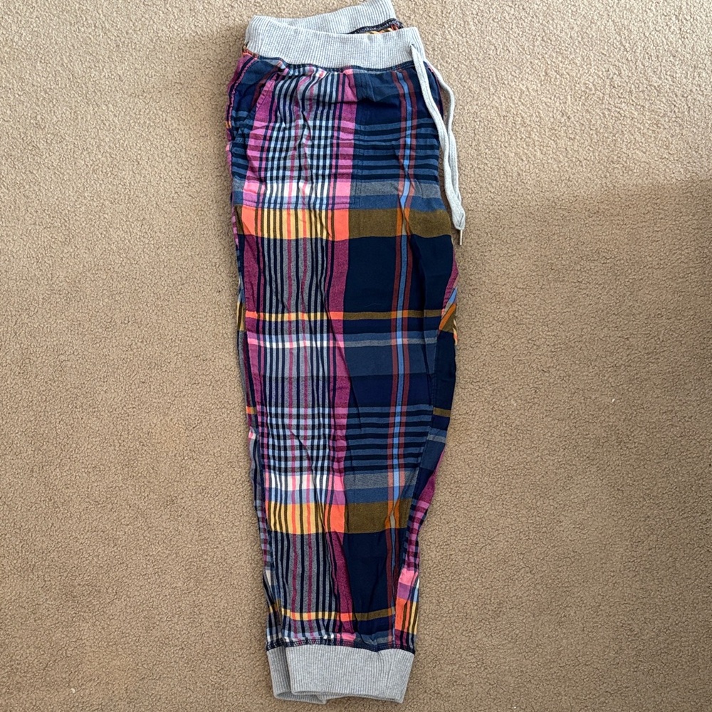 Aerie Multicolor Plaid Pajama Pants